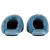 Gucci Interlocking G Faux Fur Slippers Blue Black Women's 719847 AAAUL 8439