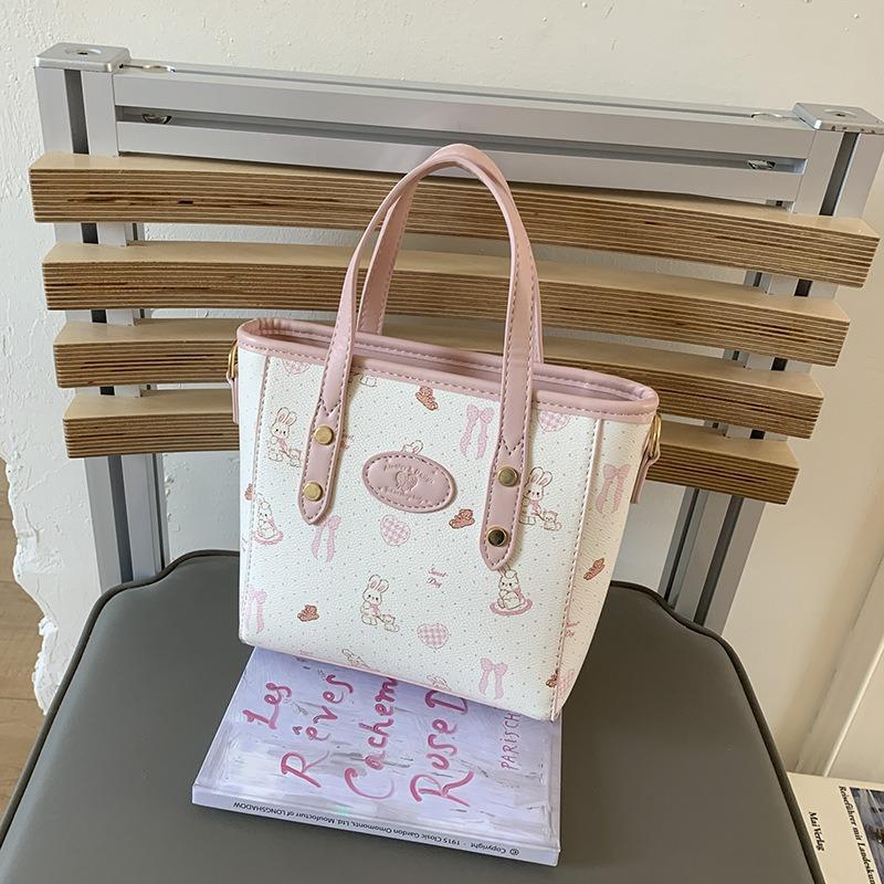 

Принтованная сумка женская летняя новая сумка-мессенджер маленькая сумка высокая мода ручная сумка сумка-ведро розовый