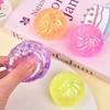 Mini Bunte Glitzer-Knödel-Entlastung Für Stressbälle Simulation Essen Squishies Brötchen Geschenke Farbige Brötchenförmige Entlüftungsball