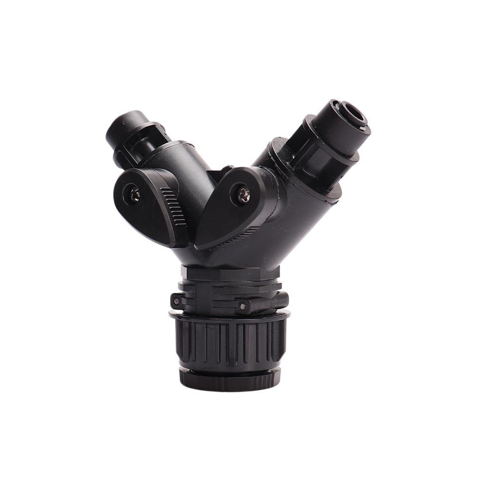 8mm Automatic Plant Watering Nozzle Tee Connector - Universal Spray & Quick Connect System