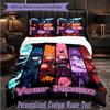 3Pcs Bedding SetJujutsu Kaisen Custom Text Duvet Cover Pillowcase Set Bedroom Gift