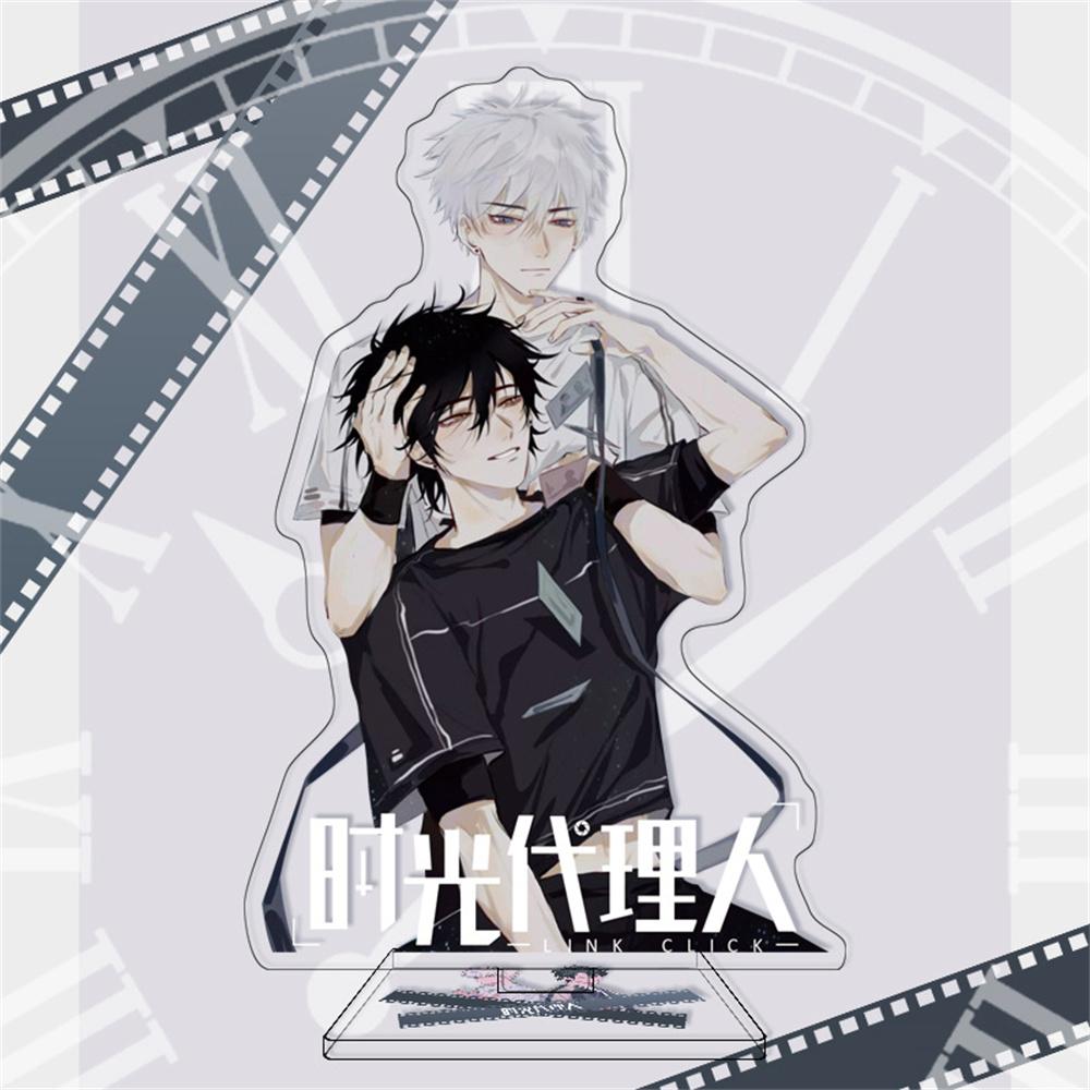 Hot Anime Link Click Acrylic Stand Model Figure Cosplay Plate Holder Topper Birthday Fans Christmas Desk Decor Plate Gift