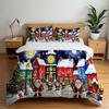Christmas Series Theme Three-piece Digital Printing Bedding Three-piece Set