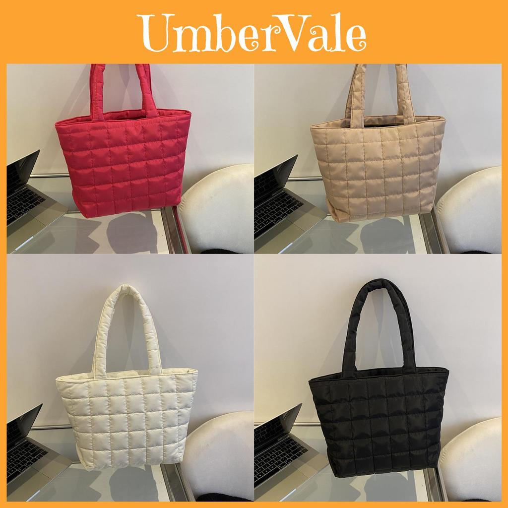 Nylon Large Tote Bag With Zipper Closure And Cell Phone Pocket For Daily Use