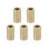 PATIKIL M4 Brass Spacers 5pcs Metal Spacers Brass 4mm Inner X 6mm OD X