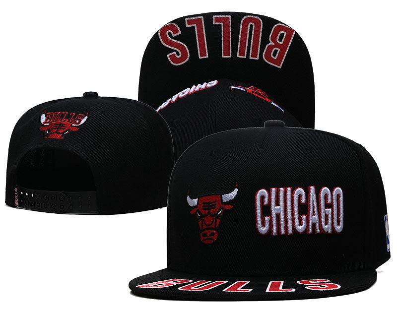 Chicago Bulls Cross Bull Embroidered Duckbill Cap, Unisex Korean Style Baseball Hat