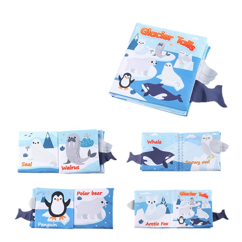 Baby Tearresistant Colorful Soft Cloth Books Early Education Puzzle Toy