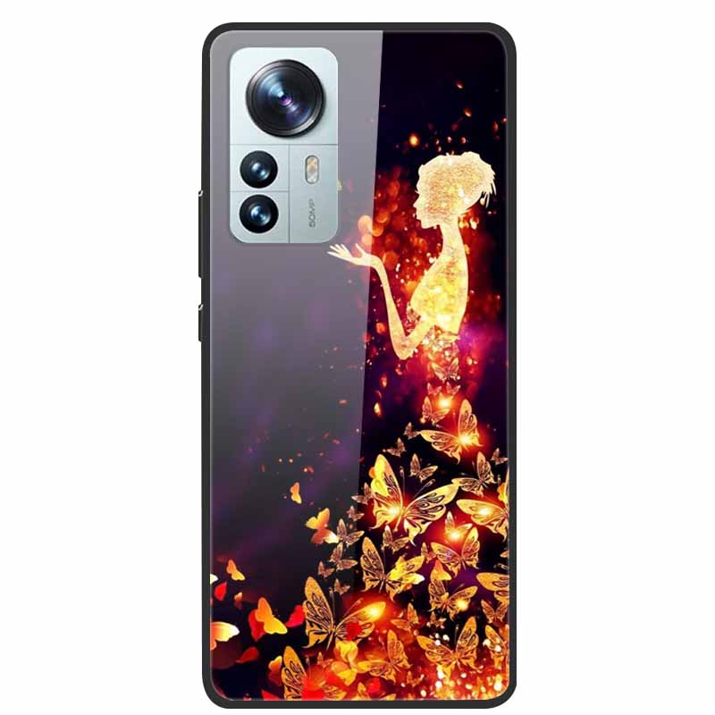 Tempered Glass Cases For Xiaomi 12T 5G Case Hard Phone Back Cover for Xiaomi 12T Pro Protection Shells Mi 12 T 12TPro 2022 Cool