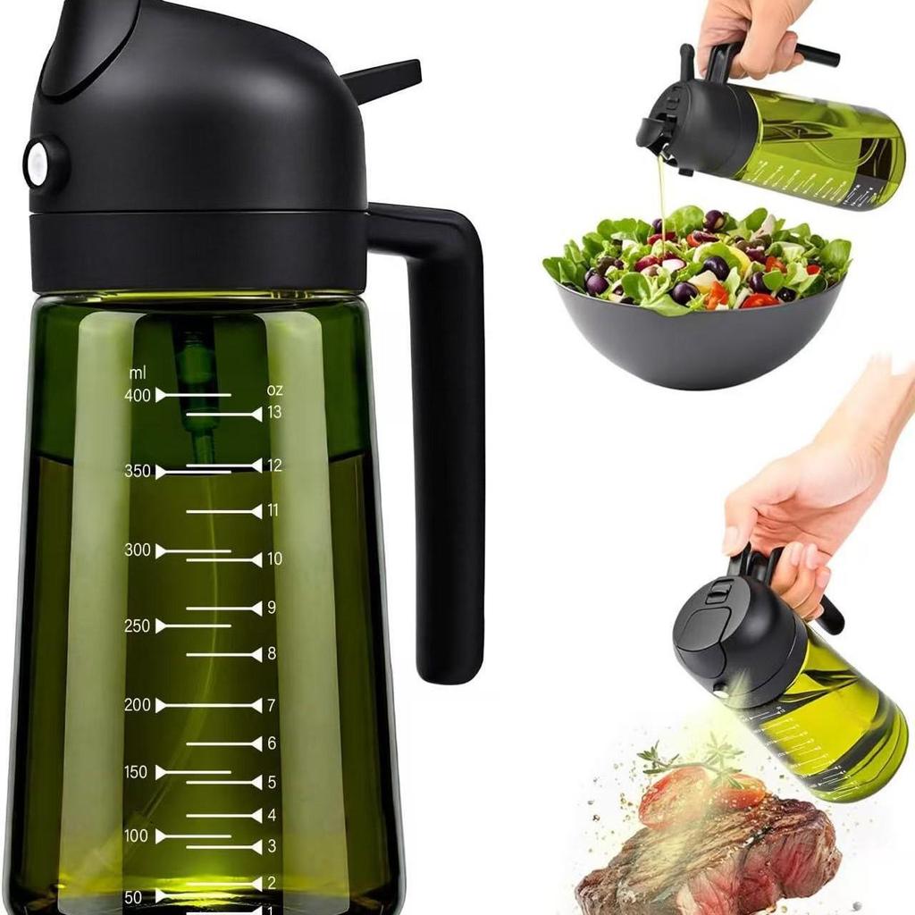 Dual-Use Glass Olive Oil Sprayer Bottle: Atomizing and Light-Blocking Design for Spray or Pouring