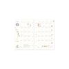 Midori System Planner Refill, 2027, B7 Monthly, Cat Pattern, 22453006 (Starts December 2026)