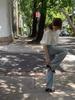 2026 Spring Korean High-Waisted Slimming Straight-Leg Jeans