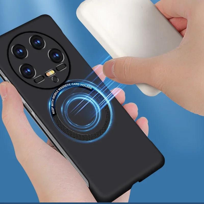 For Magsafe Magnetic Frameless Hard PC Case for Xiaomi 15 Ultra Mi15pro Wireless Charging Shockproof Cover for Xiaomi 15ultra