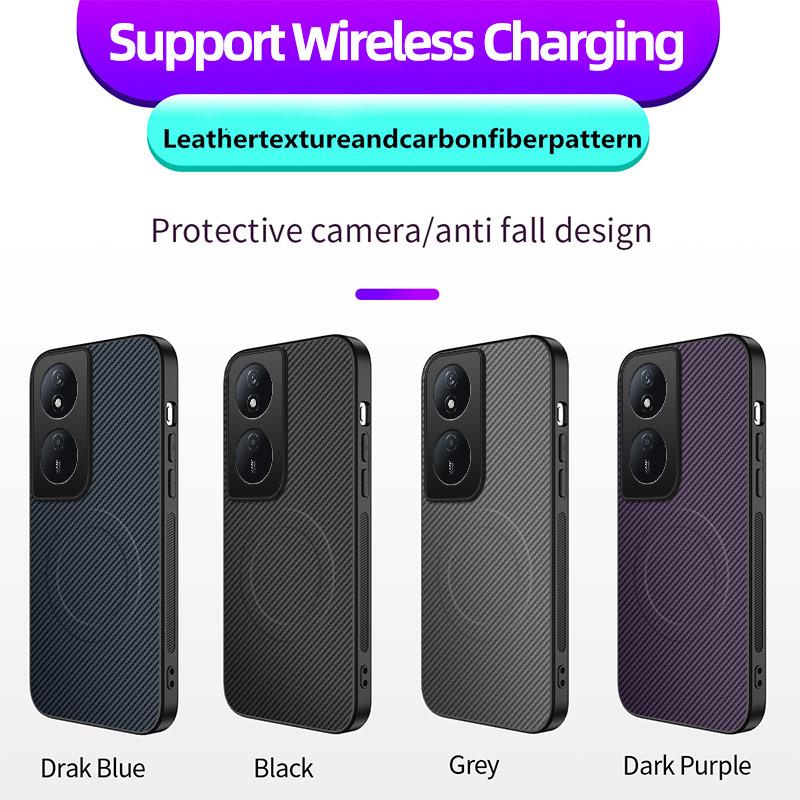 For Honor X7B X7C Magnetic Luxury Matte Armor Shockproof Case For Honor X7C For Magsafe Wireless Charge Cover For Honor X7B Case