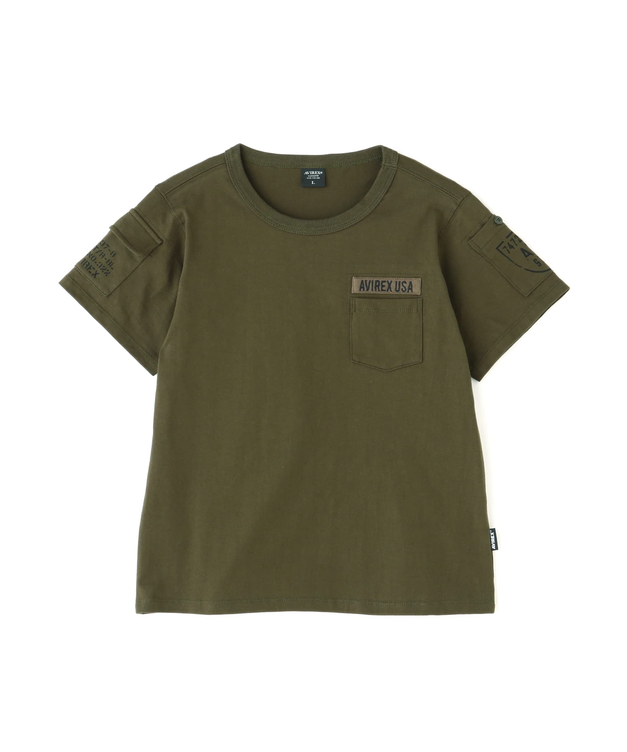 

Avirex Kid s S/s Fatigue T-shirt L 310 Olive 783-2934953