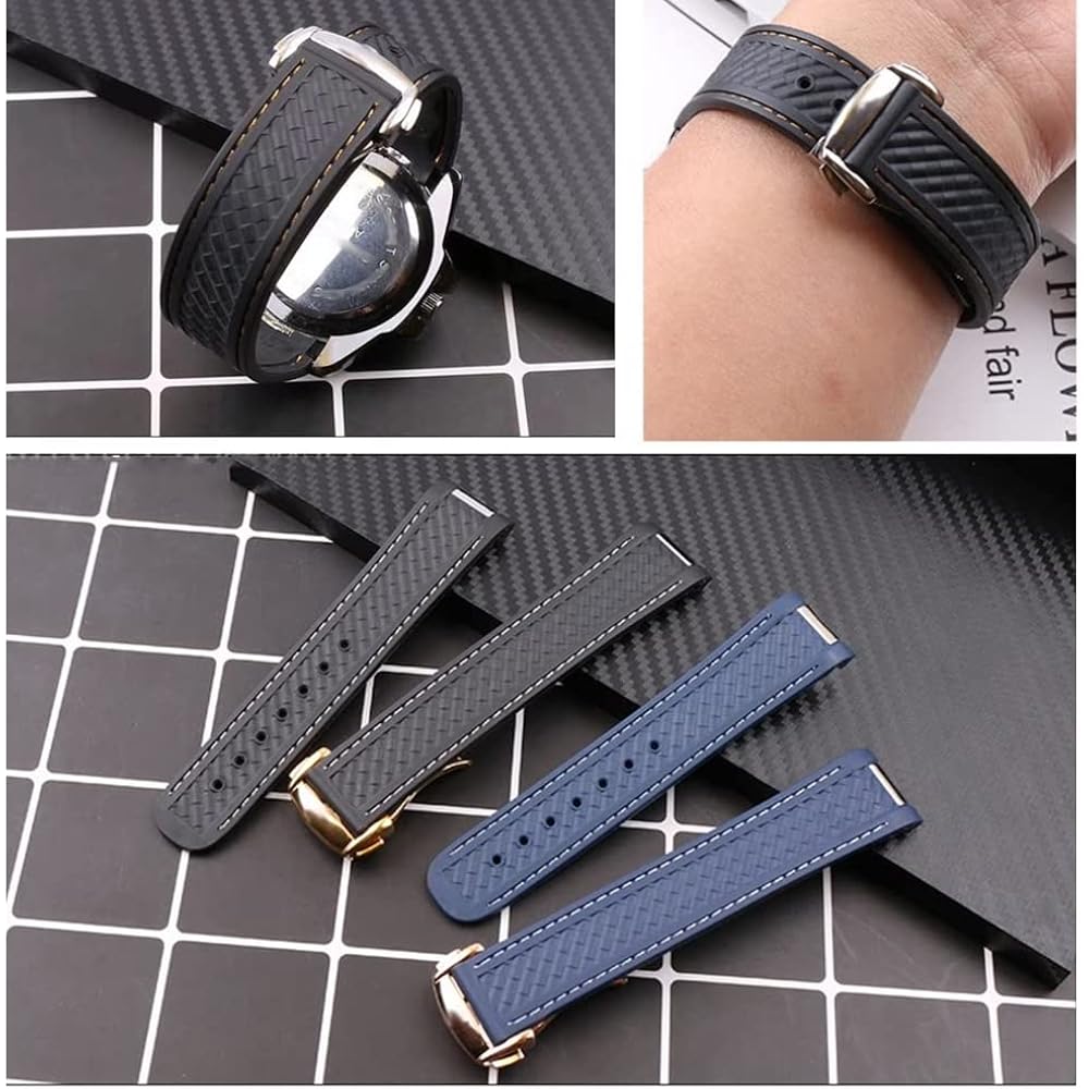 [Nywing] 18mm 20mm Omega Buckle OMEGA Stainless Steel Watch Strap D Buckle Double/Double Opening ...