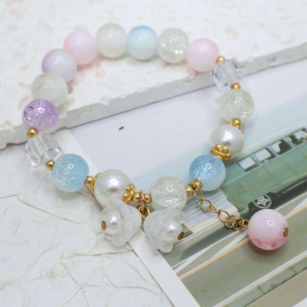 Mori Style Mermaid Crystal Bracelet – Versatile Niche Design for Women, Ideal for Students and Best Friends