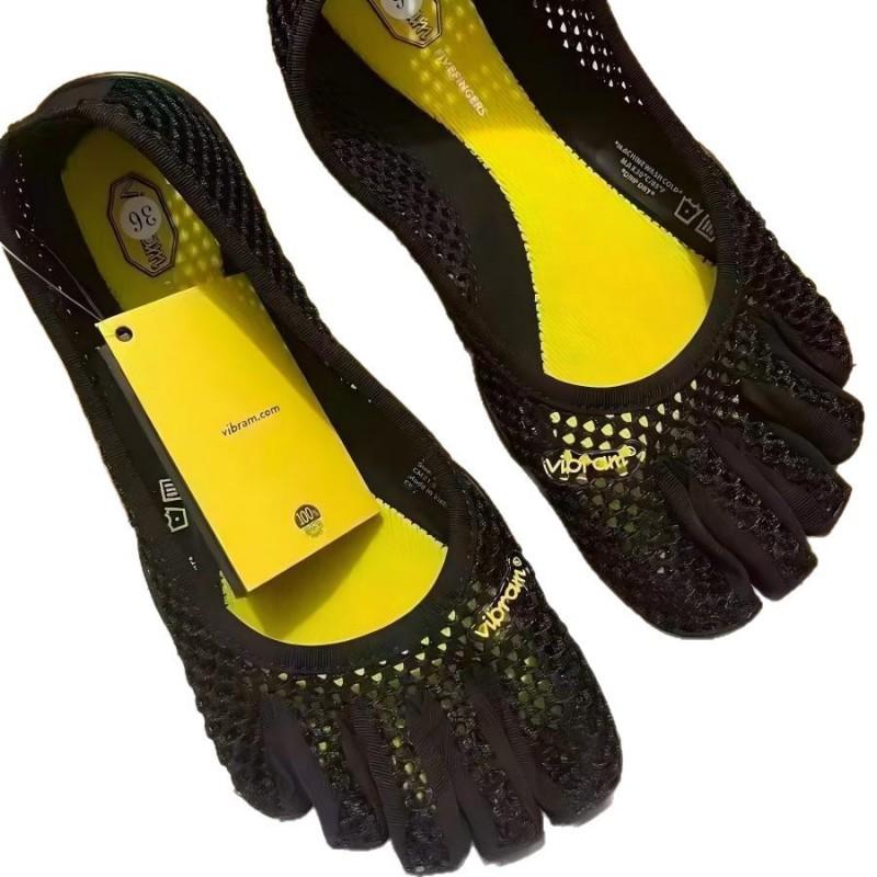 Barfußstil Fünf-Zehen Fitnessschuhe Damen Herren Indoor Outdoor Yoga Pilates Training Leicht Atmungsaktiv Gummisohle