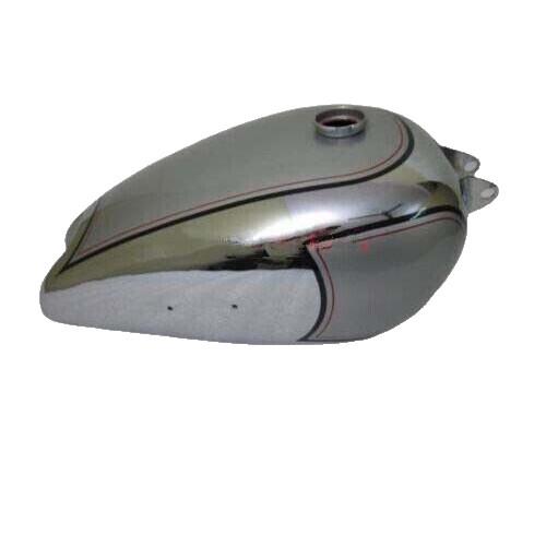 BSA M20 SILVER PAINTED CHROME PETROL FUEL GAS TANK STEEL |Fit For