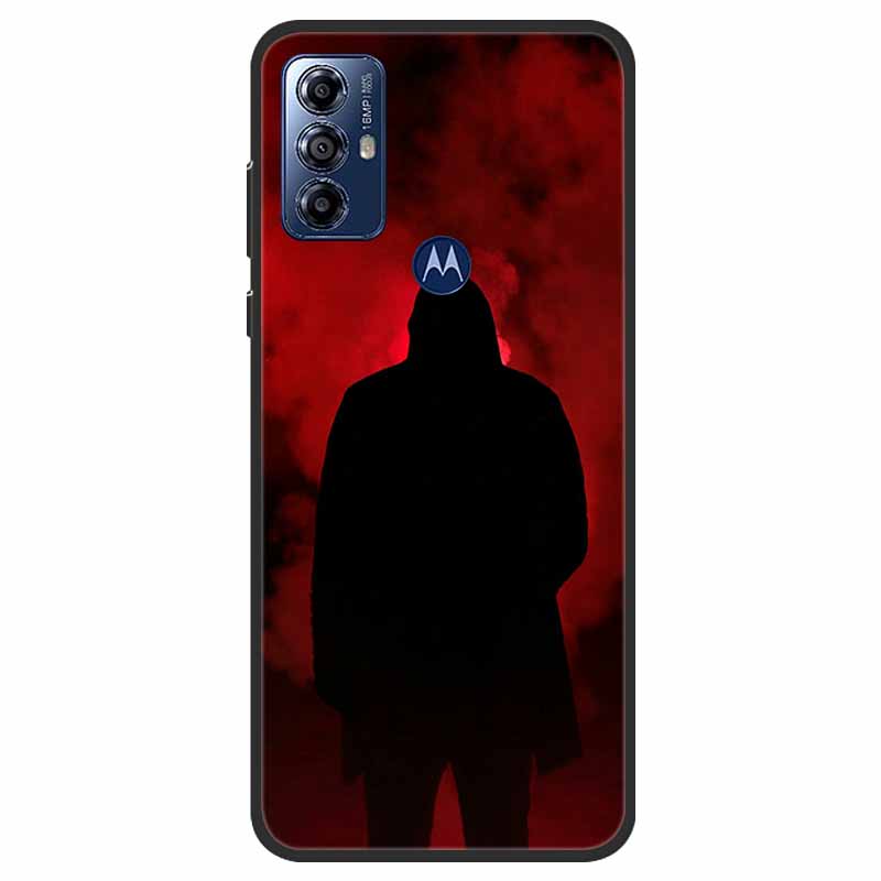 Für Motorola Moto G Play 2023 Hülle Weiche Silikon-Rückseite für Moto G Play 2023 Hülle GPlay 2023 Schwarze Handyhülle