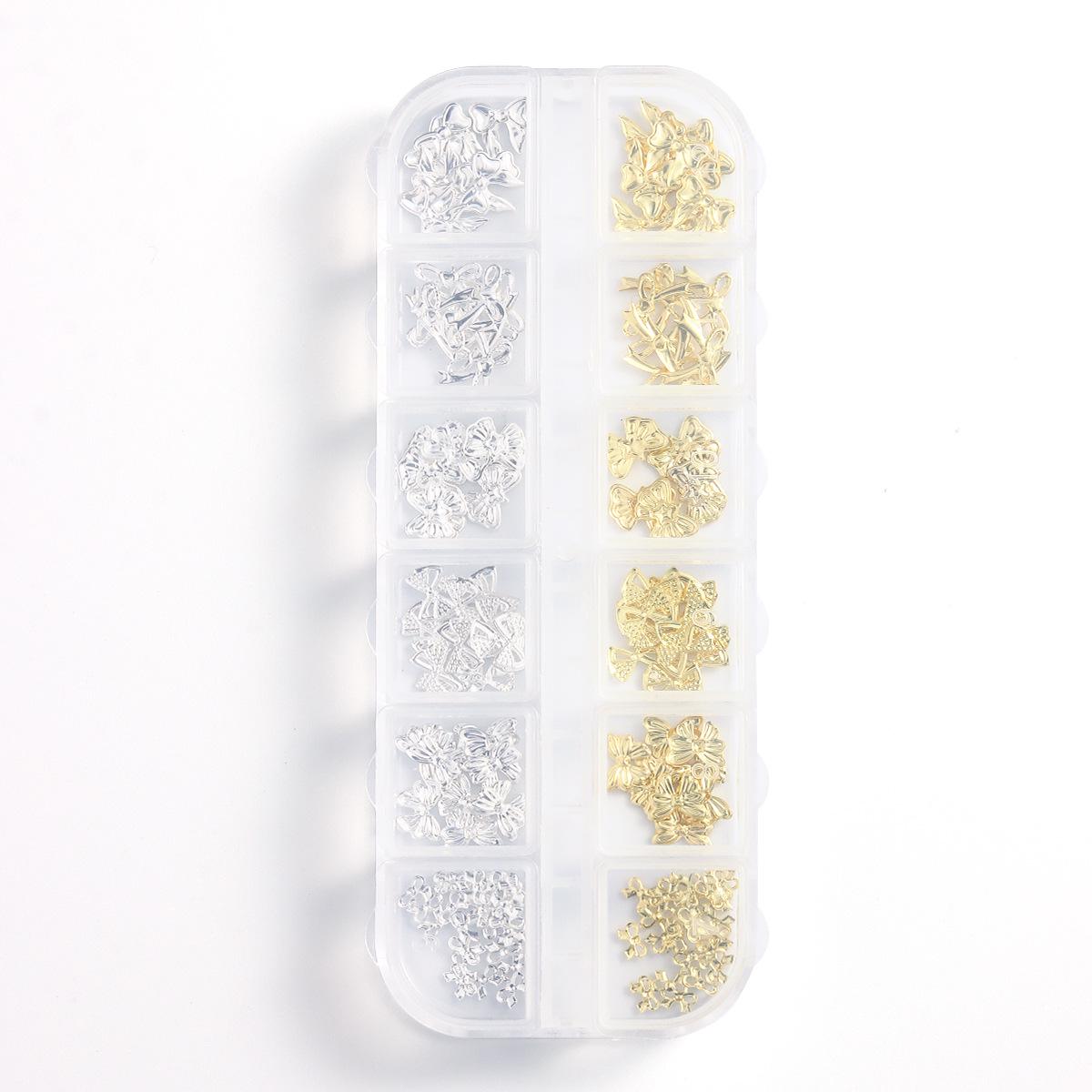 

2026 Gold & Silver Nail Art: Bows & Butterfly Decorations, Colorfast Styles