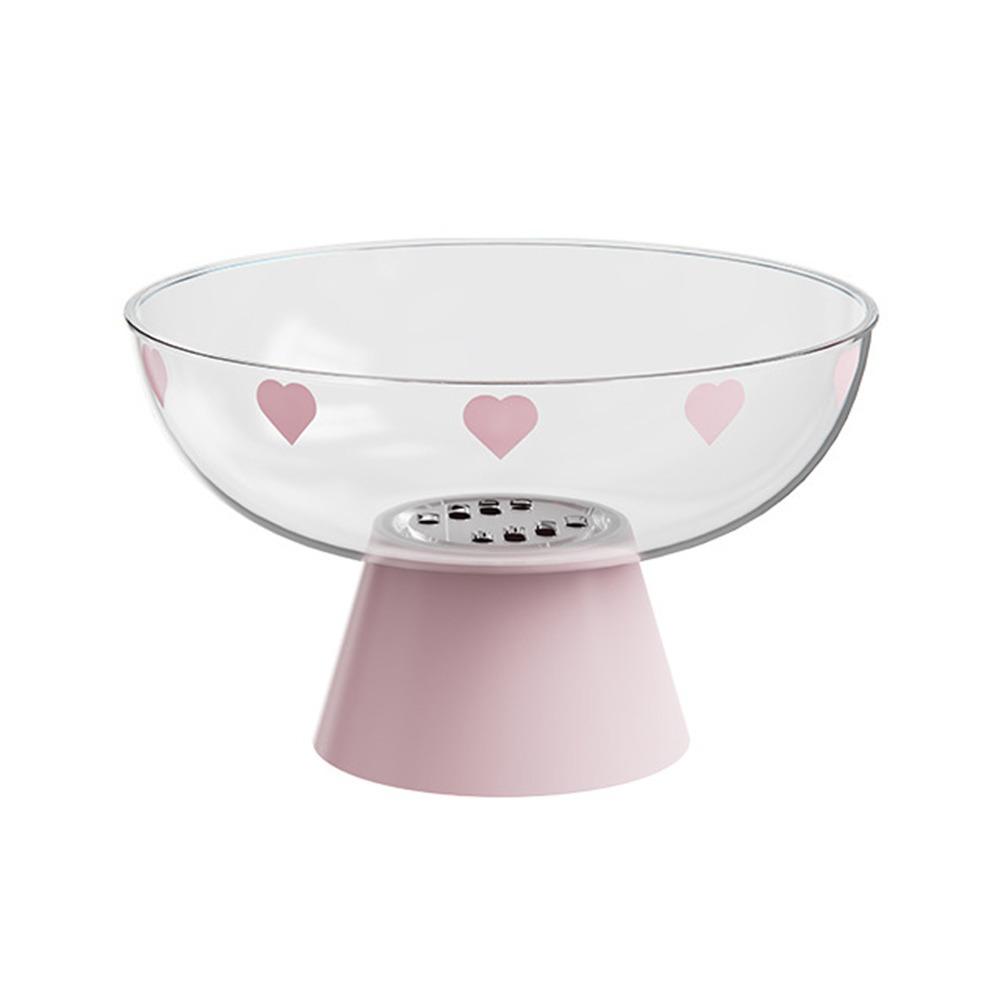 Fashion Dopamine Fruit Plate High-foot Plastic Dried Fruit Plate Detachable Candy Snack Tray Household Desktop Storage