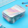 50pcs Iridescent Laser Self Sealing OPP Bags Holographic Bags Zip Lock Bags Resealable Jewelry Retail Packaging Bags 3 Sizes