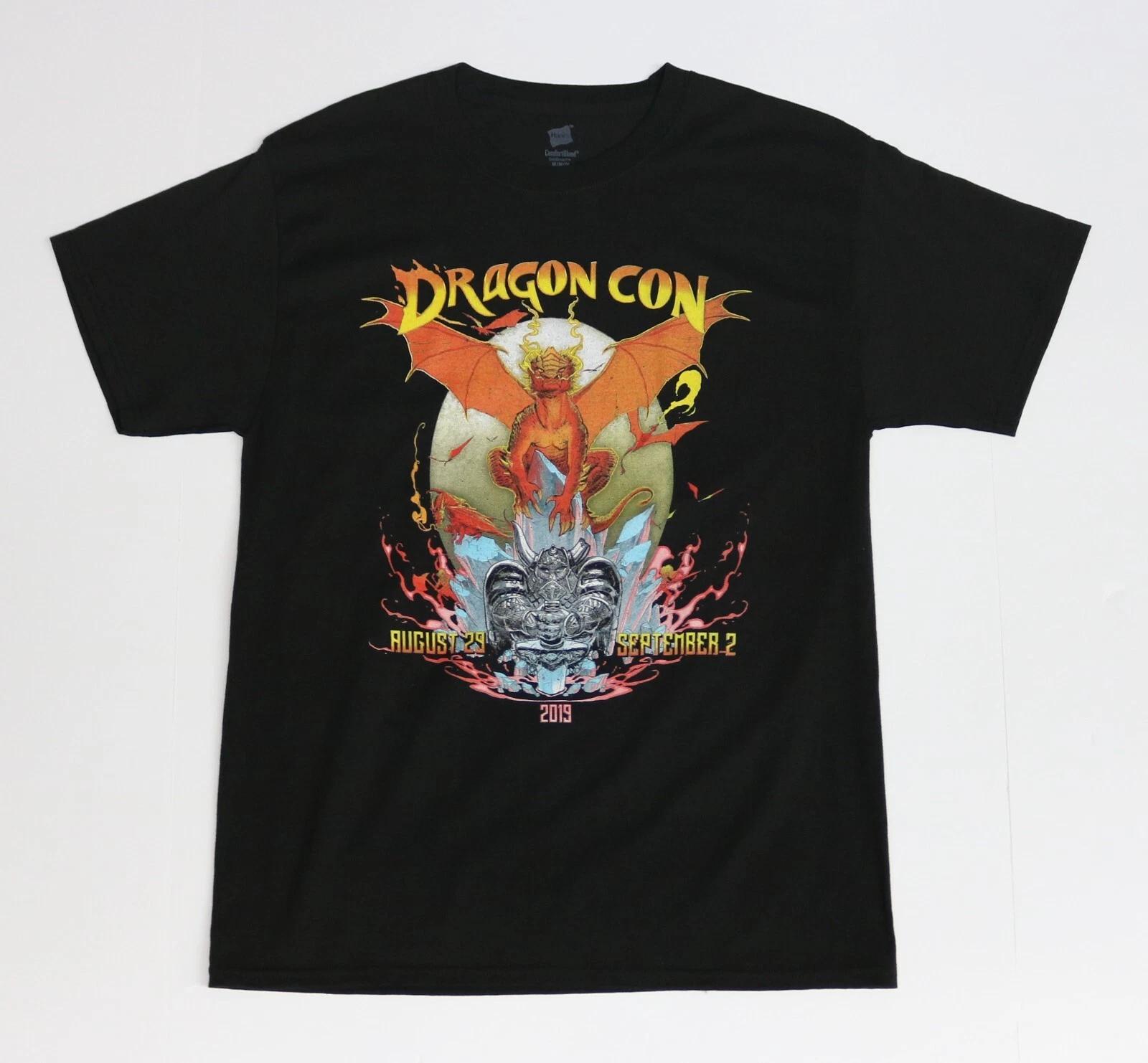 

Dragon Con 2019 Men s Black T-Shirt - Labor Day Weekend, Atlanta, GA - Size M XL