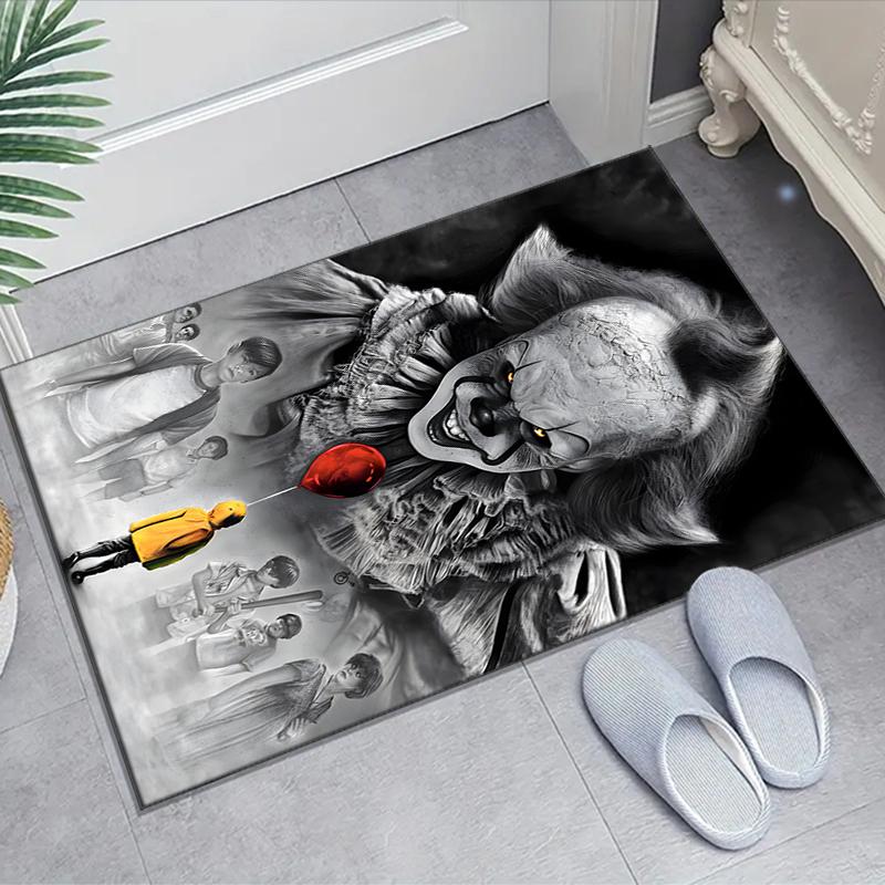 1pc Pennywise3 Design Area Rug - Non-Slip, Soft & Cozy Floor Mat for Living Room, Bedroom, Office - Indoor/Outdoor Decorative Carpet