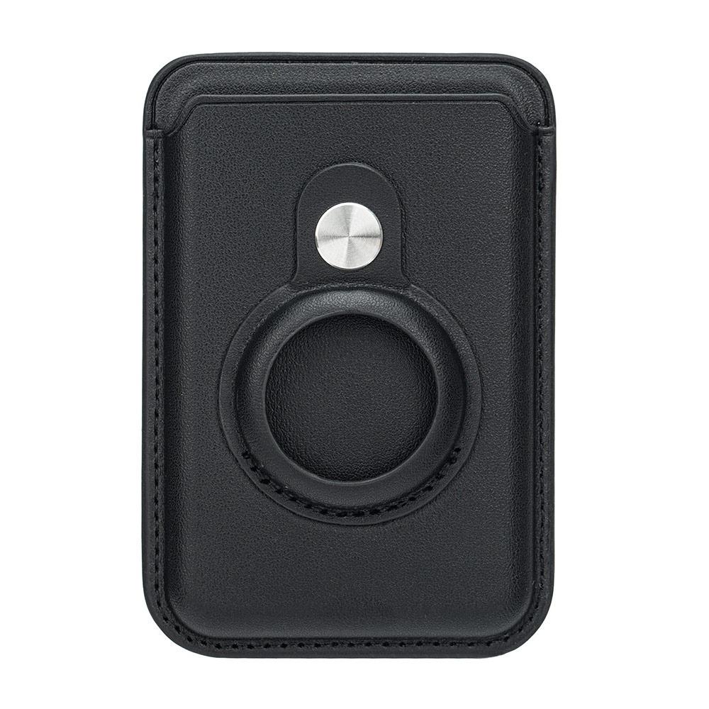 Universal RFID Blocking Magnetic Card Holder Anti-theft Leather Wallet Stand Safety Phone Card Bag for Magsafe Wallet