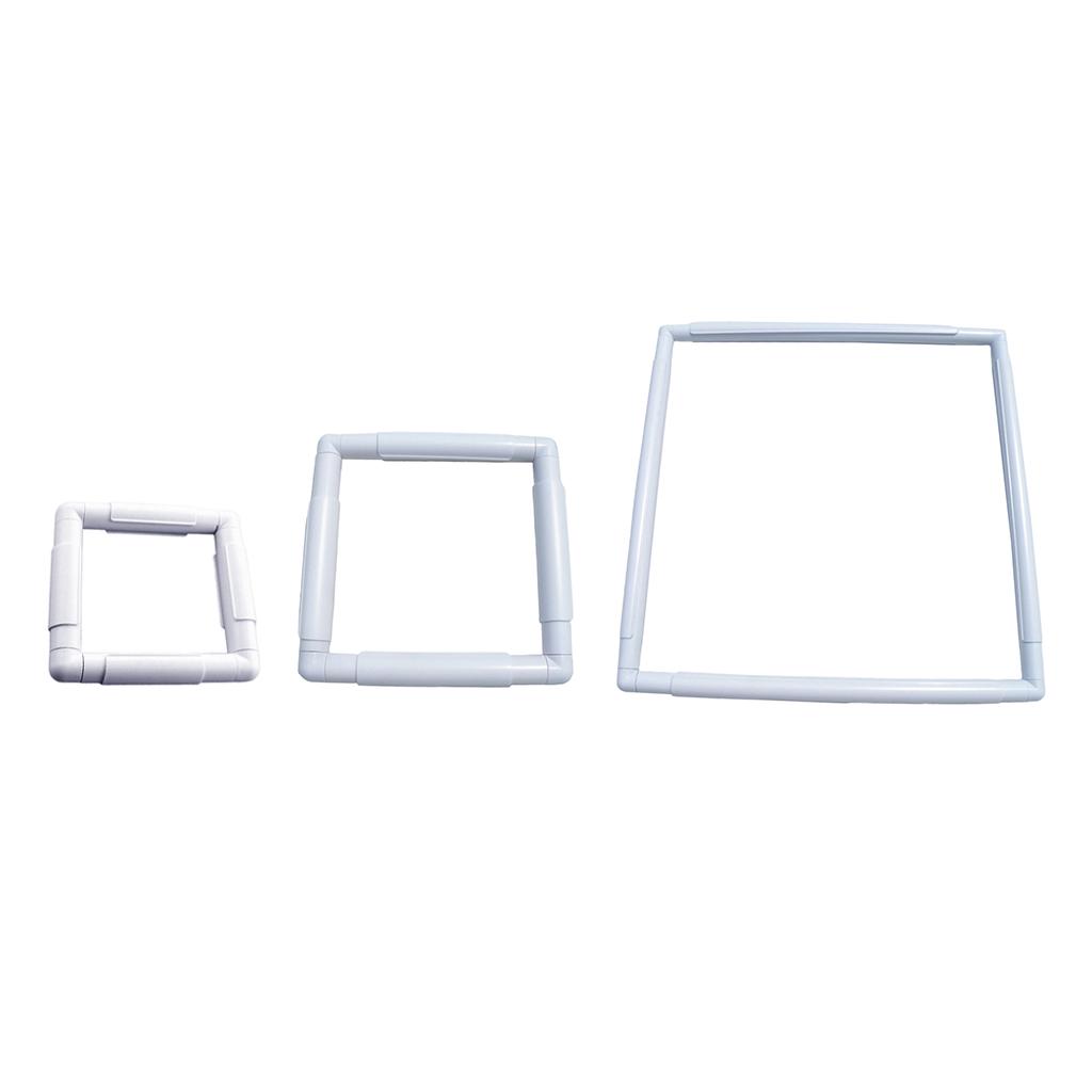 Embroidery Hoop Rings Clip Frame Square Cross Stitch Frame DIY Crafts Sewing Tool for Quilting, Needlepoint, Silk-Painting