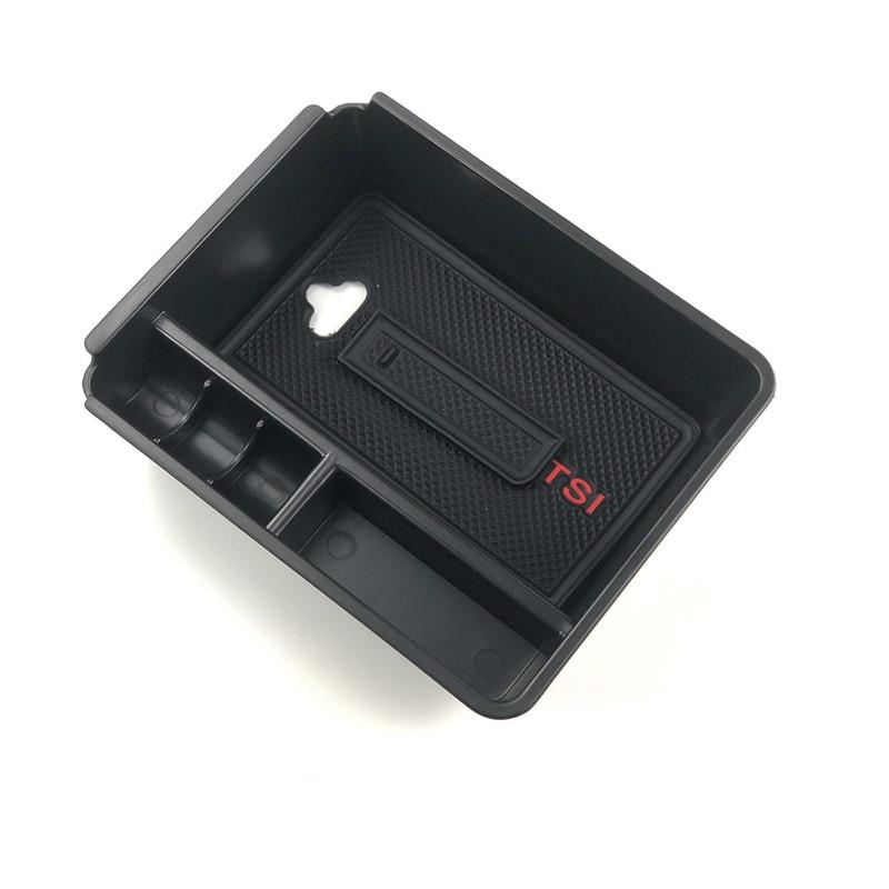 For Volkswagen VW Tiguan Mk1 Mk2 Taos Seat Tarraco Car Accessories Armrest Storage Box Tray Container Console Organizer Pallet