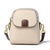 Head Layer Cowhide Women's Bag, Mobile Phone Bag, Women's Genuine Leather Crossbody Bag, Fashionable Multi Compartment Shoulder Bag