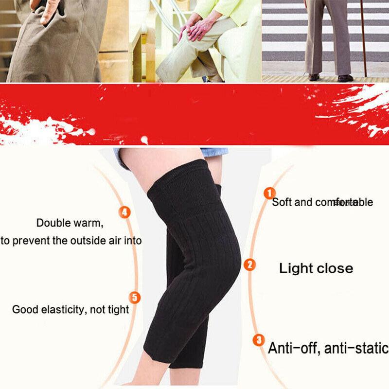 1 ζεύγος Ανδρικές Γυναικείες Μάλλινες χειμερινές κάλτσες θερμικό μεγαλύτερου πάχους για τα γόνατα