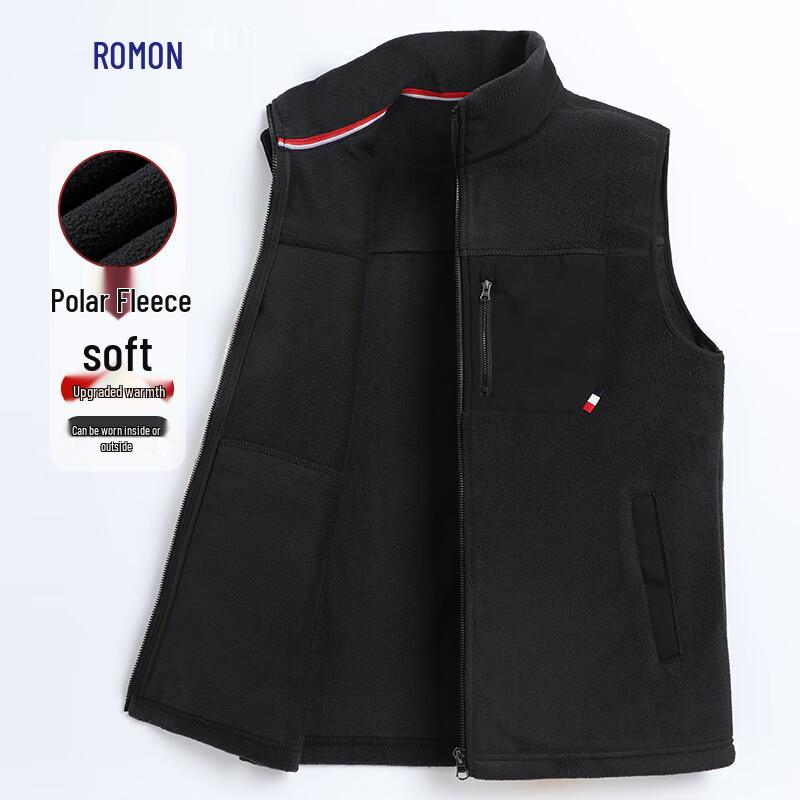 

Romon Men s Warm Fleece Vest XL