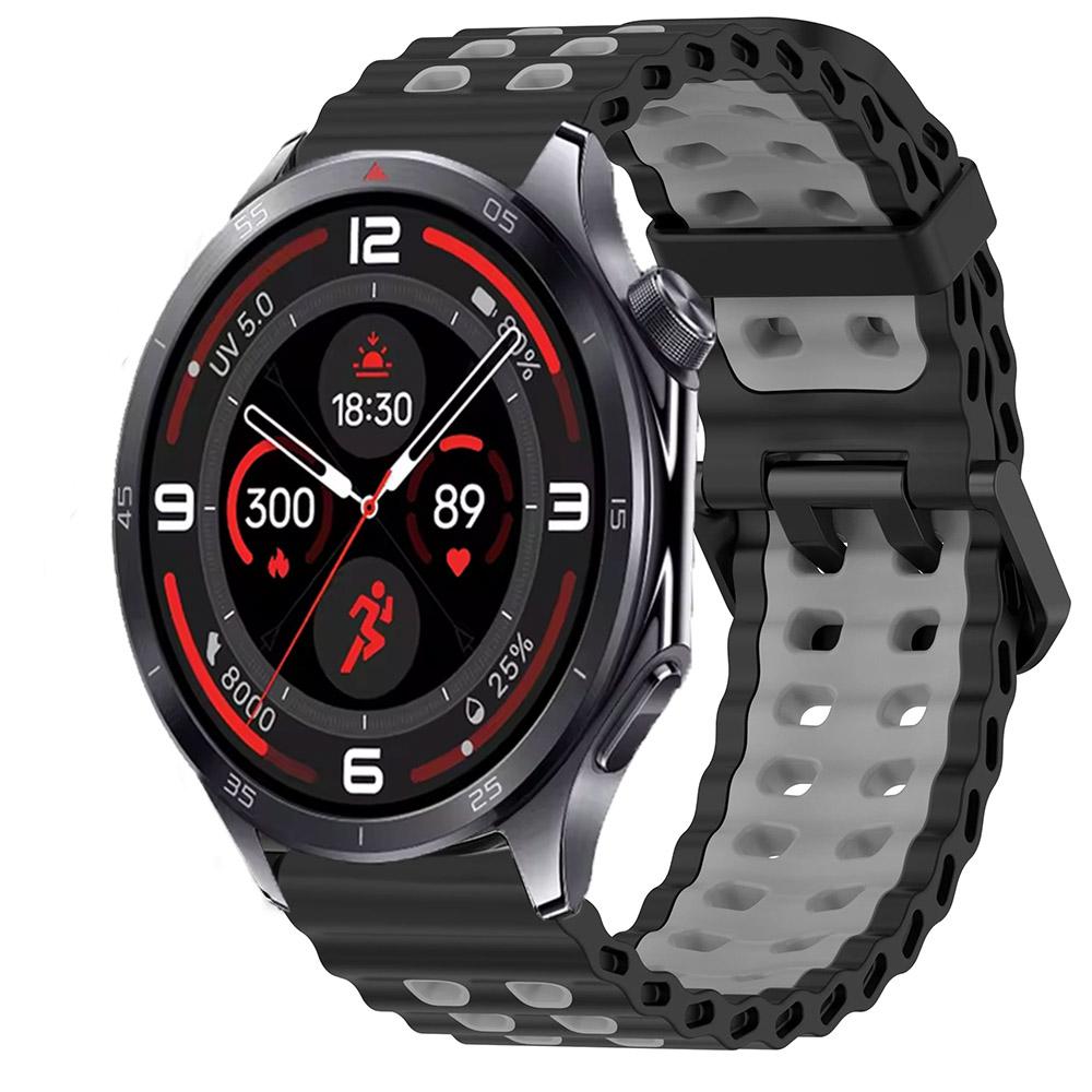22mm Ocean Silicone Strap for OnePlus Watch 3 46mm/2/2R/Lite Sport Breathable Wristband forWatch 4 Pro/X X2/X3 Accessories