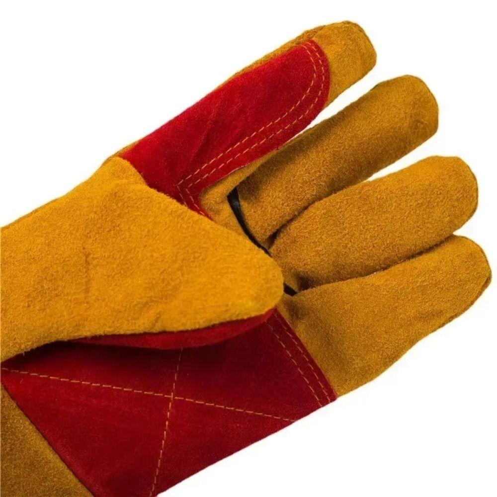 Lengthen 60cm Outdoor Welding Gloves Comfortable Long Sleeves Barbecue Gloves Hand Tools