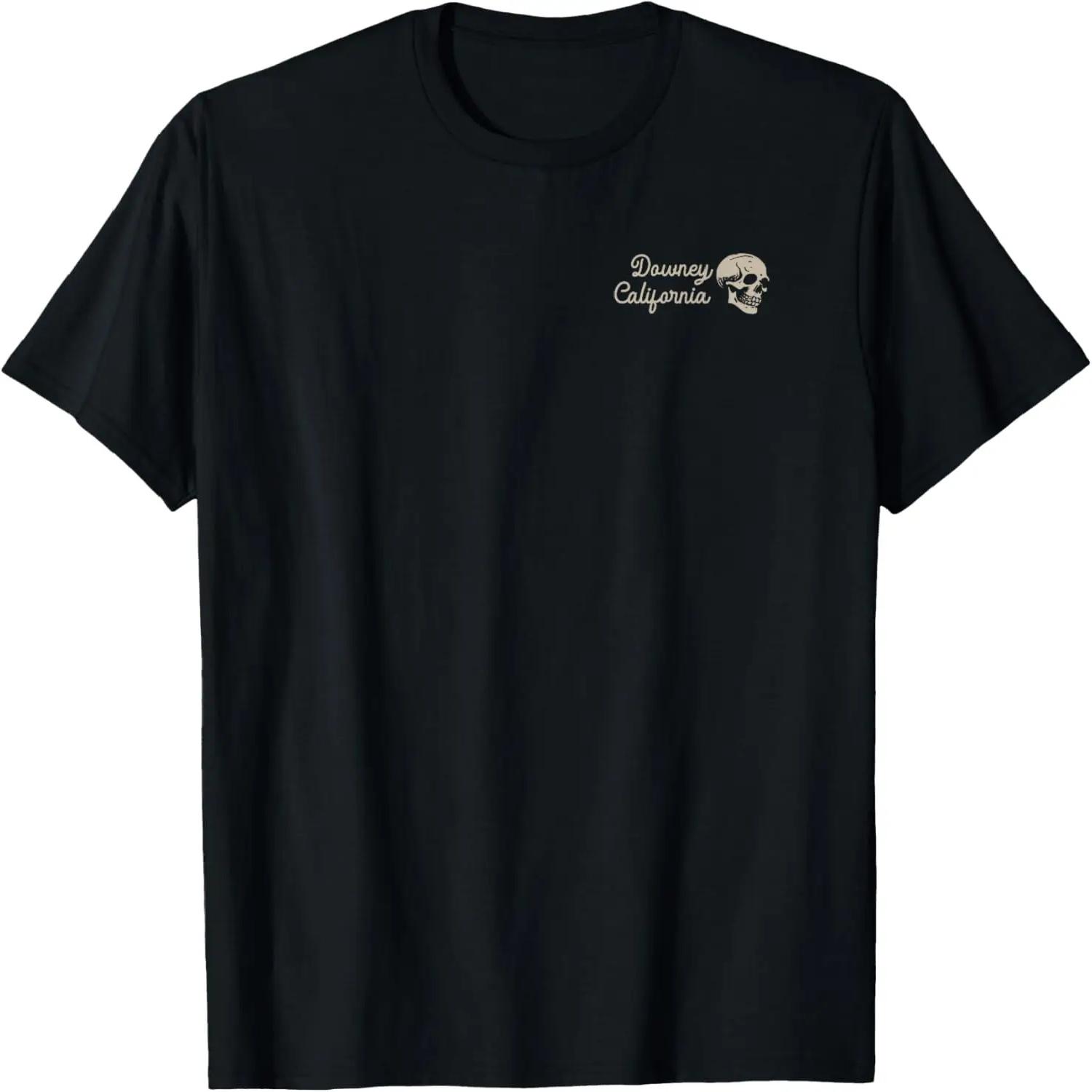 Downey California CA Retro Surfer Front & Back T-Shirt S