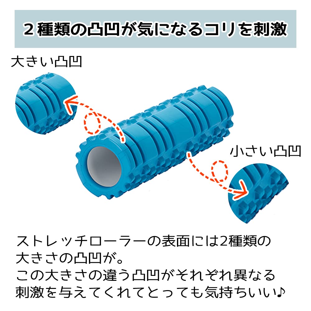 Tón Bumpy Stretch Roller Slim Průměr 10 x Délka Myofascial Release Foam Roller TFL-03 cca. Cca. 30,5 cm (Zelená)