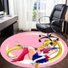 1pc Sailor Moon Eternal Office Round Area Rug,  Under Office Chairs Bedroom Living Room Home Decor a0926156