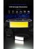 Rechargeable 180° Head Lamp Flashlight COB LED Super Bright Headlamp Outdoor Waterproof Running Fishing Camping Hiking Headlight