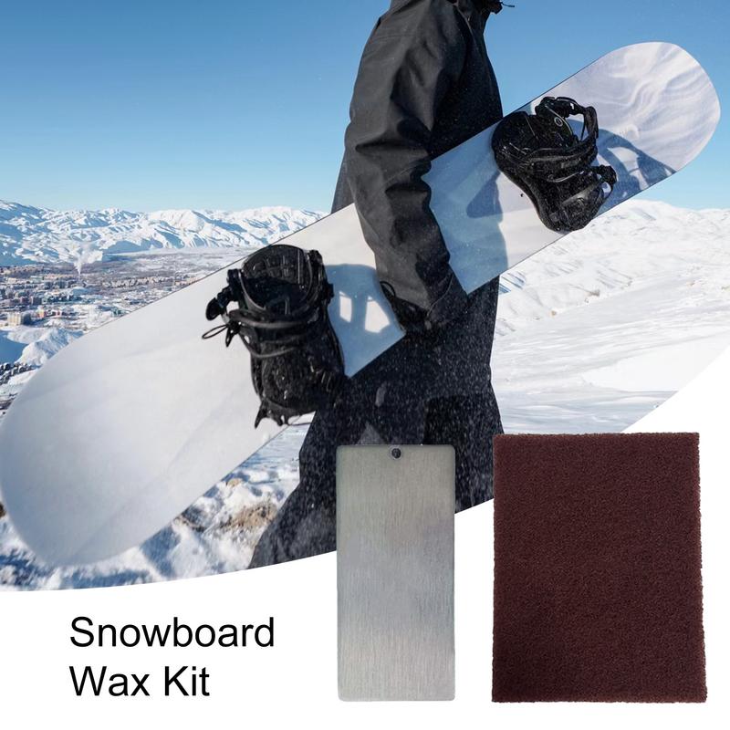 snowboard Scrapper wax kit Stainless Steel Snowboard Waxing Tool for Removing Excess Cooled Wax Ski Snowboard Accessories