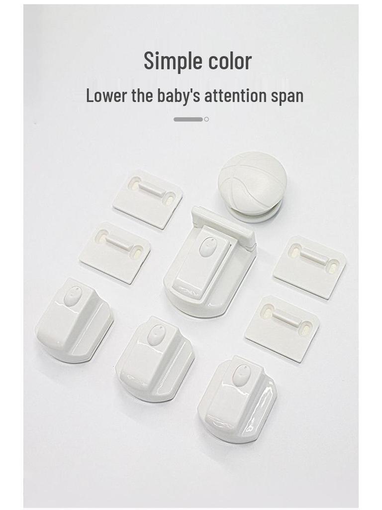 Child Safety Invisible Magnetic Lock for Cabinets & Drawers