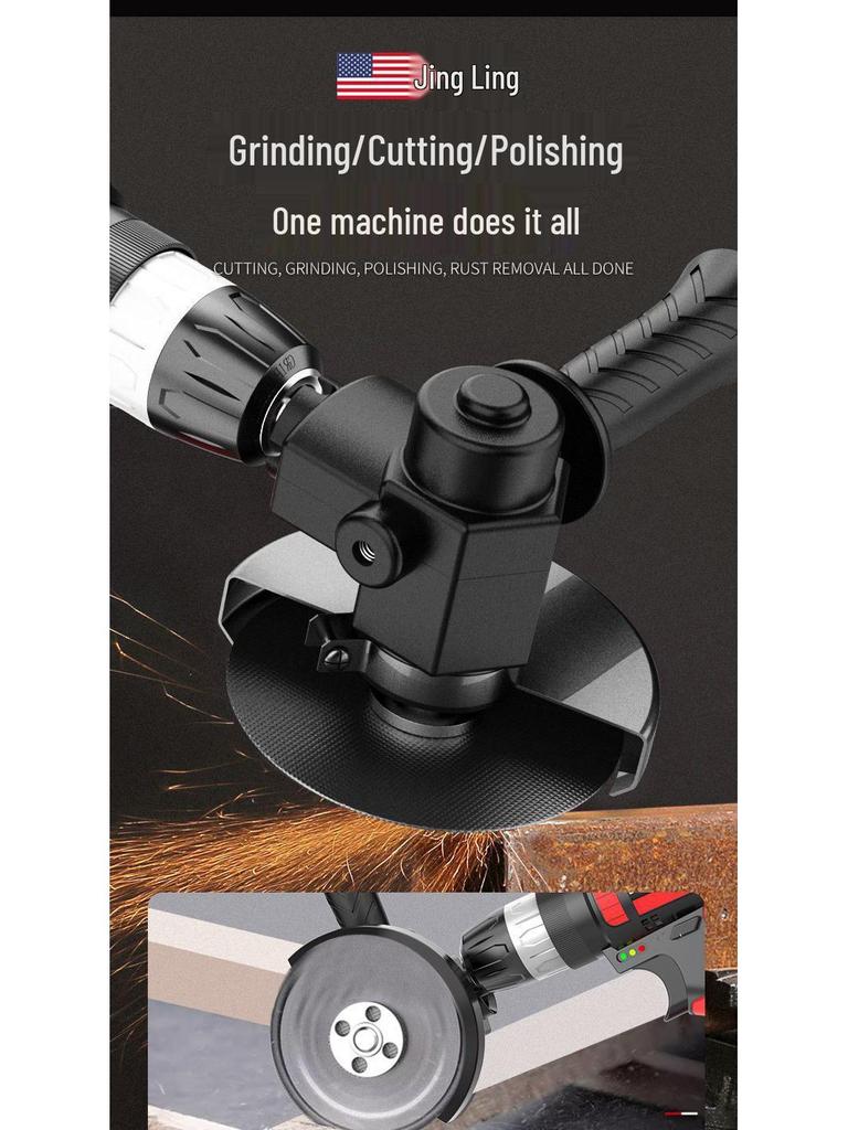 Portable Hand Drill Angle Grinder & Polishing Tool: Multifunctional Woodworking Machine