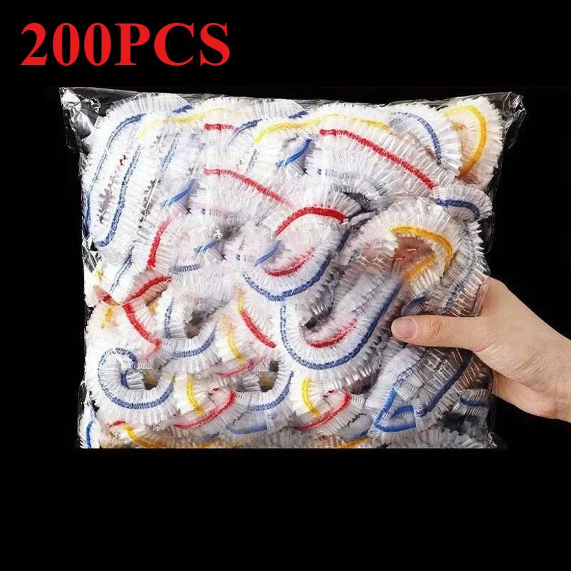 Capa de plástico descartável reutilizável para alimentos, envoltório plástico durável, tampas elásticas para alimentos para tigelas, capas elásticas para pratos, bolsa de proteção para alimentos na cozinha