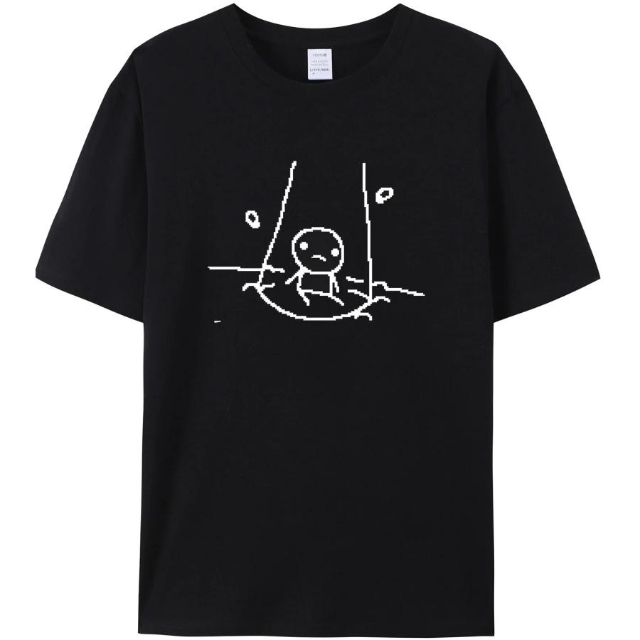 

Sleeve O Neck Shirt Vintage T-Shirts Funky Faddish Tshirt The Binding of T Shirts Tops Funny Aesthetic Clothes Streetwear Tops XXXXXL чорний