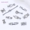 18K Gold Plated Brass Jewelry Clasps For Bracelets Making,With Zircon Connector Clasp,Locks For Jewelry,DIY Necklace Accessories