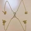 Bra Chain Rhinestones Body Jewelry For Women Sexy Bra Luxury Heart Crystal Chest Bra Chain Body Chain Necklace Jewelr
