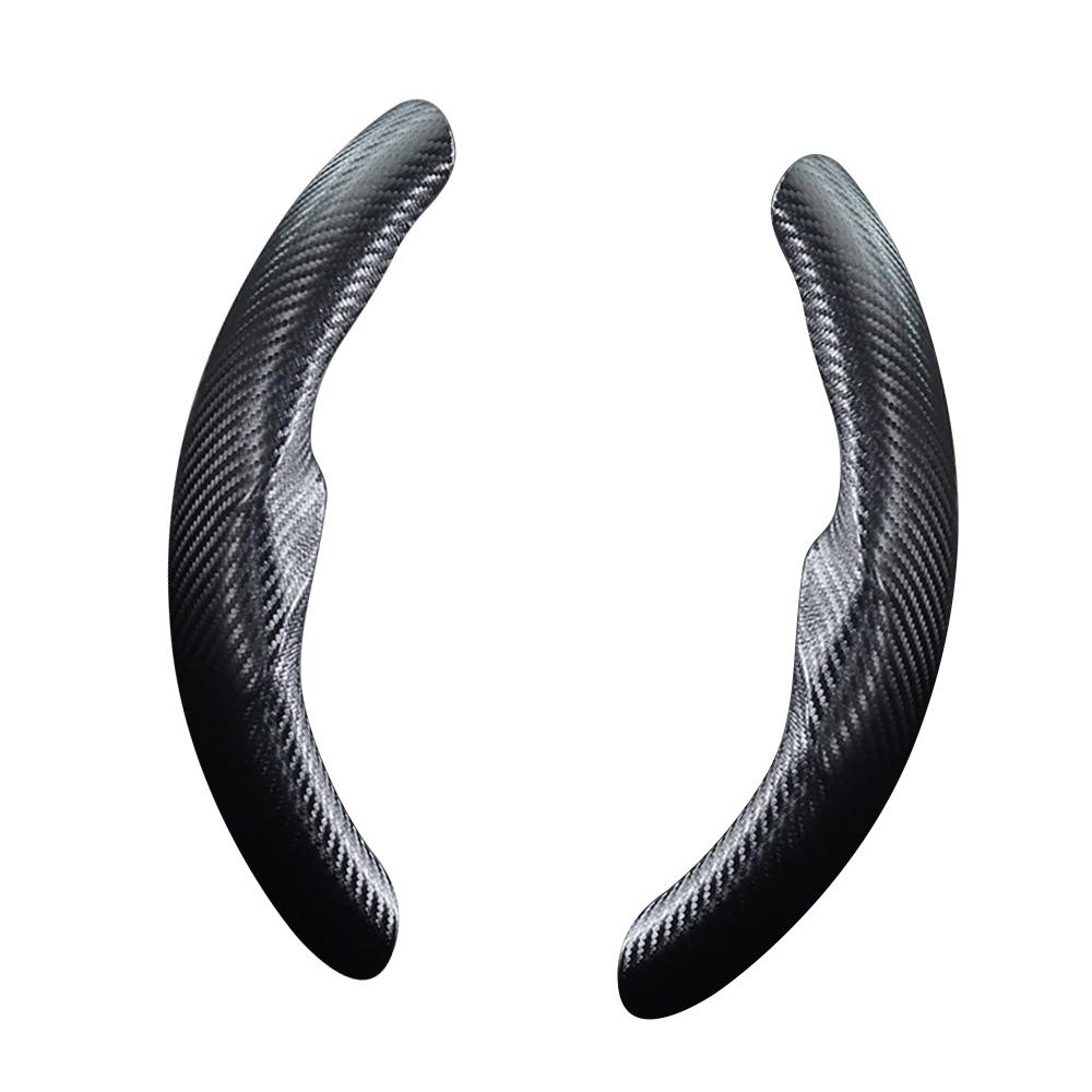 1pc Car Steering Wheel Booster Cover For Tesla Model 3/Y Carbon Fiber Grain Ultra-thin Sweat-absorb Steering Wheel Accessories