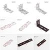 Stainless Steel/Iron Corner Brackets Wall Mounted Durable Angle code Space Saving Useful Shelf Bracket Hardware