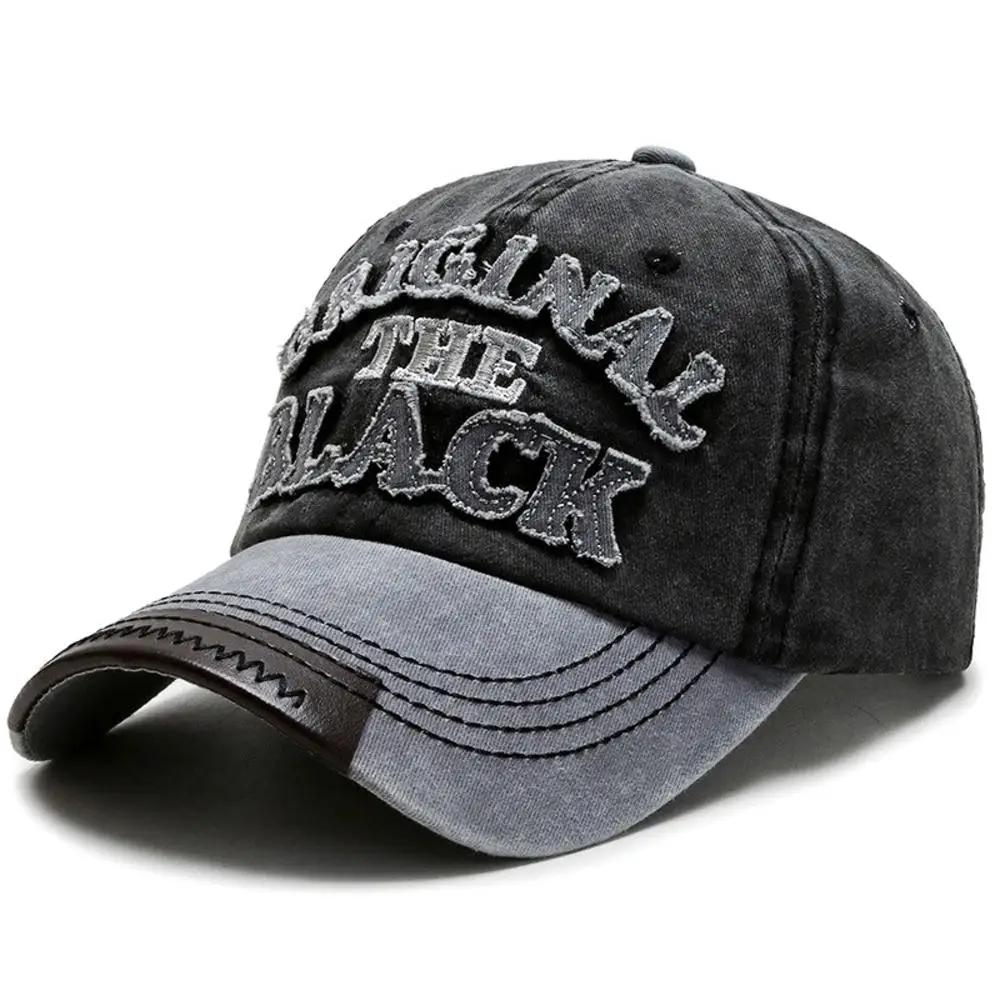Cotton Embroidery Letter W Baseball Cap Snapback Caps Bone Casquette Hat Distressed Wearing Fitted Hat For Men Custom Hats 2023